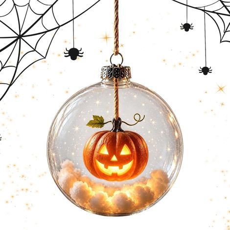 Décoration d'Halloween Scène miniature lumineuse à piles 8 cm (1/5)