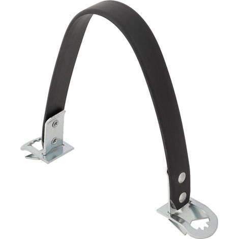 1 pièce de sangle de levage latérale robuste en métal noir pour porte-batterie de voiture (1/5)