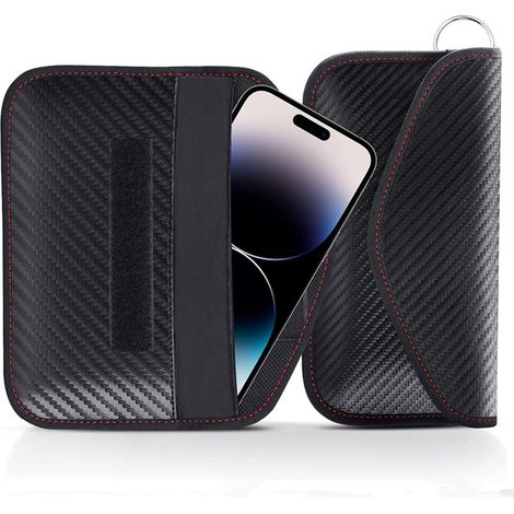 Faraday-Beutel für Autoschlüssel (2er-Pack), Faraday-Abschirmbeutel, Abschirmhüllen für RFID-Signale im Auto