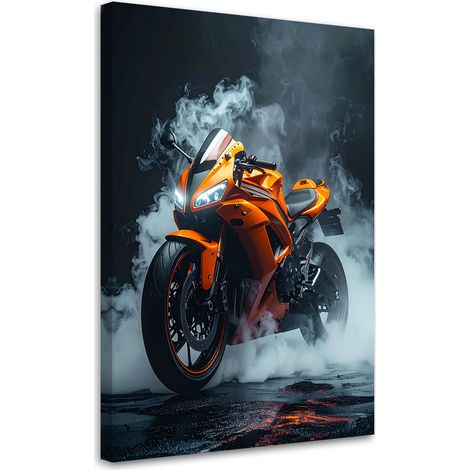 Impresión de Imagen, Motocicleta naranja, 20x30 (1/5)