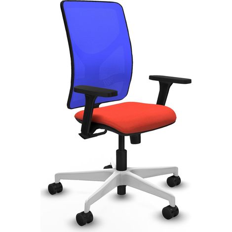 Sedia da ufficio piqueras y crespo Motilla blu braccioli regolabili (1/2)