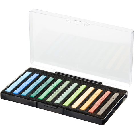 CARRES COULEUR BOITE PLASTIQUE X12 PAYSAGE CROCHET (1/5)