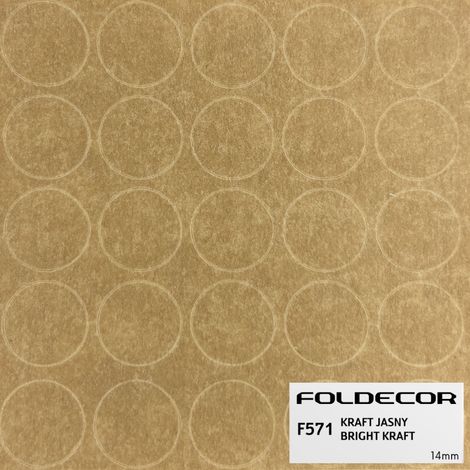 Bouchon autocollant fi14 kraft léger (feuille de 25 pièces) (1/5)