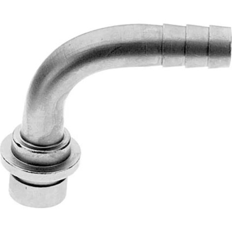 Tülle Gebogen 10mm en Laiton pour Tuyau Bière ou CO2, Installation Facile, Résistante à la Corrosion, Contact Alimentaire Sûr, Zubehör Zapfanlage Professionnel
