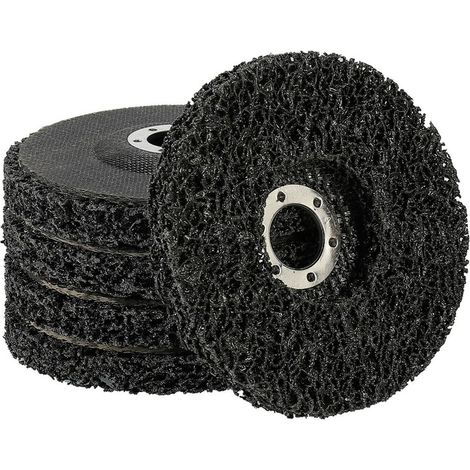 DISQUE ABRASIF FIBRE POUR ENLEVER LA ROUILLE CHEVEUX DE MAURE 125 MM (1/5)