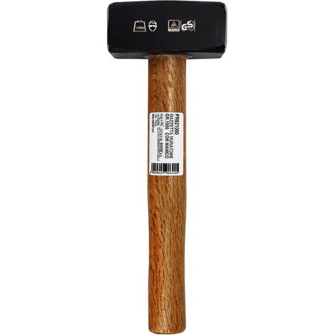 MAZZETTA PROFESSIONALE PER MURATORE 1000gr - CON MANICO IN LEGNO