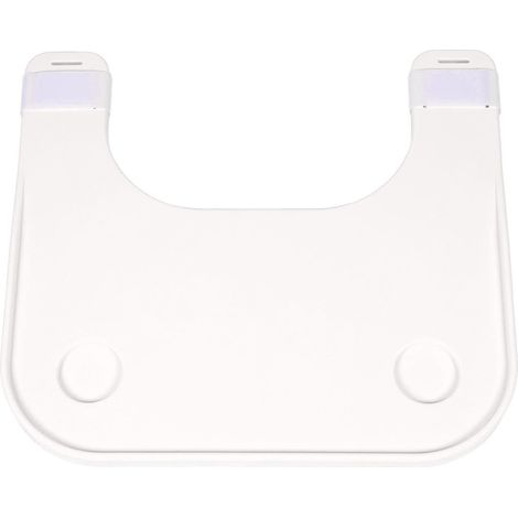 Table plateau fauteuil roulant amovible épais plateau repas blanc pour personnes âgées maison (1/5)