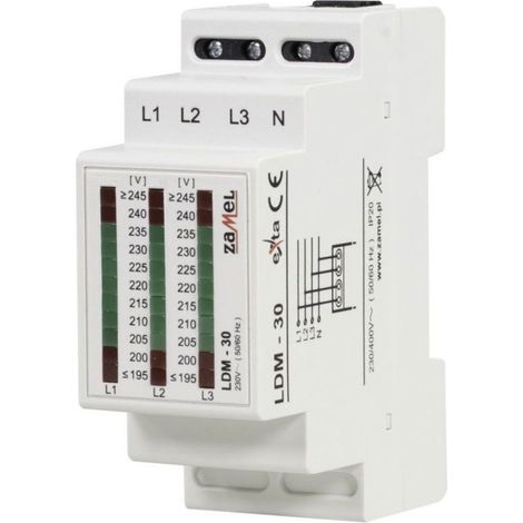 Dispositivo de control zamel ldm-30 indicador de voltaje 195-245 V (1/3)