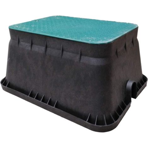 Arqueta de riego Jumbo, Color Negro y Verde