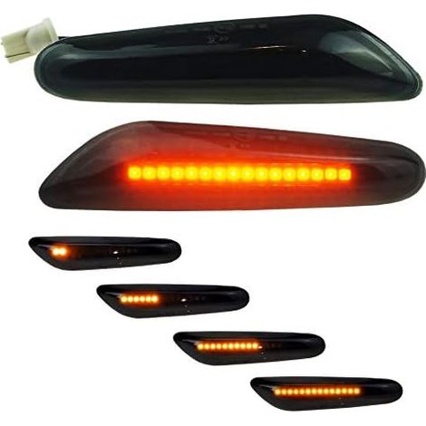 Dynamischer LED-Seitenblinker, schwarz