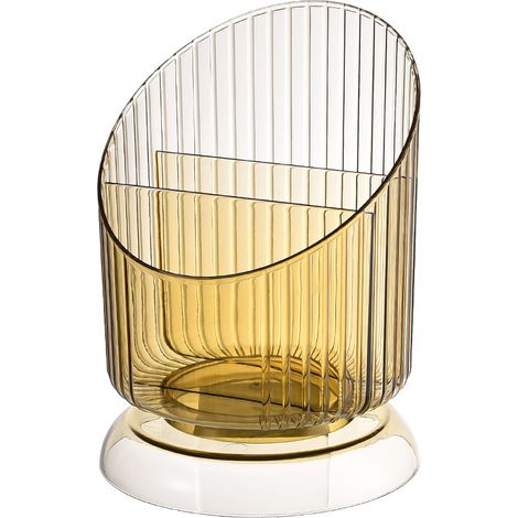 Stiftehalter, Kosmetiktasche, Pinselhalter, Aufbewahrungsbox für Stifte und Make-up, Ablageregal – luxuriöses Gold