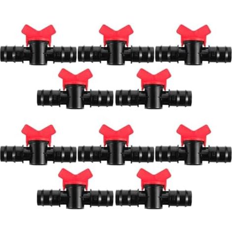 CSPARKV 10Pcs Straight Capillary Valve Watering Valve Plastic Irrigation Valve Hose Accessories Irrigation Fittings Drip Irrigation Valve by