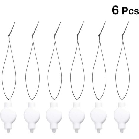 6pcs LED Lanterne Lumières Blanc Chaud LED for Party Festival de Lampion Ballons de Mariage Anniversaire de Noël Décor Simple (1/5)