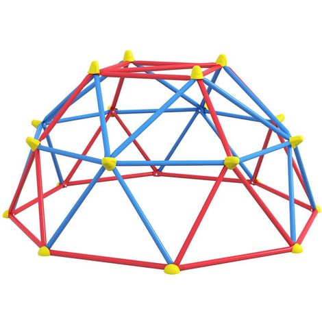 CUPOLA PER ARRAMPICATA BAMBINI 3-8 ANNI. STRUTTURA IN METALLO PER 4 BIMBI. Ø183X90CM. MULTICOLORE (1/5)