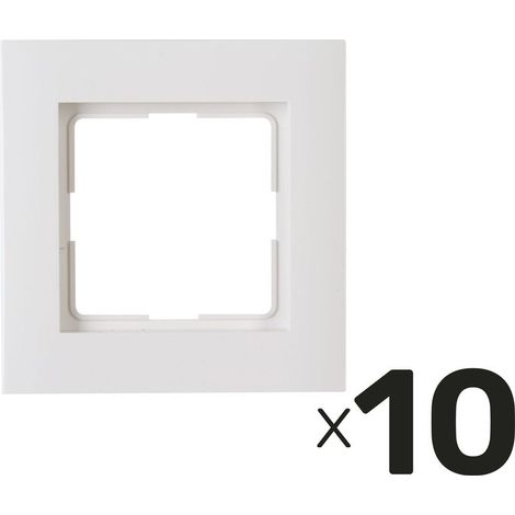 Cadre de recouvrement Athenis, blanc pur, 1 unité, 10 pièces (1/2)
