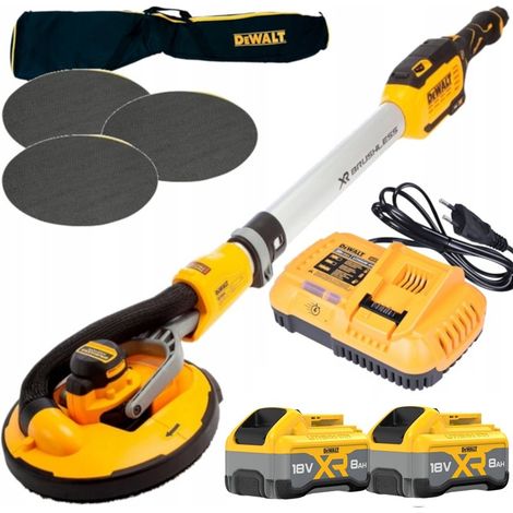Lijadora para placas de yeso DeWALT DCE800XW2-QW de 18 V, 2 baterías de 8,0 Ah (1/5)