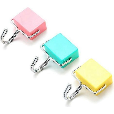 Lot de 3 crochets magnétiques multifonctions pour la cuisine, crochets magnétiques étanches pour clés, pour la cuisine (1/3)
