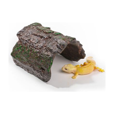 BUNTHAUS Cachette pour Reptile en RéSine Maison Tortue LéZard Reptiles Grimpants Jouet CréAtif Refuge Multifonctionnel pour Terrarium 3.74X3.15X2.36In