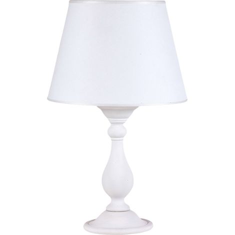 Lume In Legno Classico Grigio Sbiancato Con Paralume 1 Luce Laridi