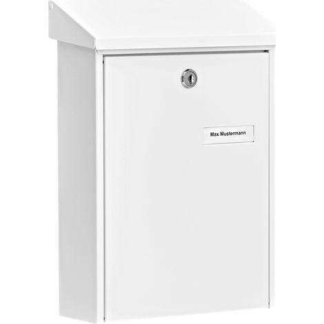 Briefkasten Daily 5861 W Höhe 305 mm Breite 225 mm Tiefe 75 mm weiß Stahl DIN B5 (1/5)