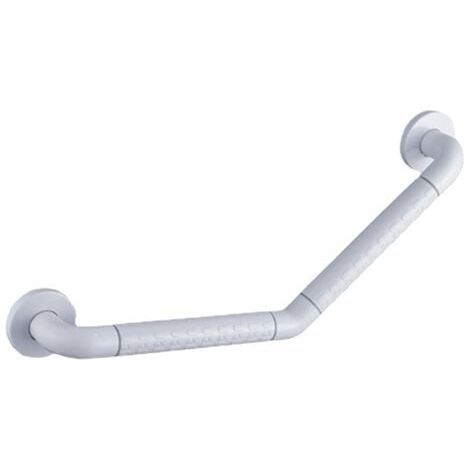 135° Barre D'appui Douche pour Baignoires Acier Inoxydable PVC Barre de Maintien pour Handicapés et Les Personnes âgées WC 25 25cm (1/5)