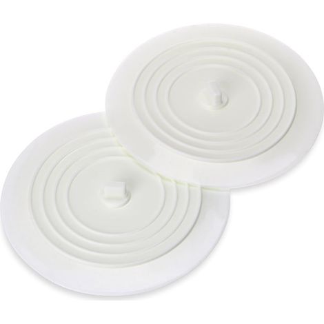 2 Pack 6" Universal Silicone Rubber Drain Plug for Kitchen Sink Bathroom Sink (1/5)