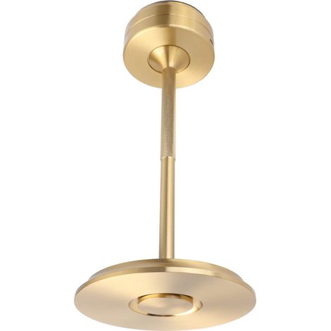 LED-Schreibtischlampe mit einstellbarer Helligkeit, 360°-Beleuchtung, Schnellladefunktion, Tischlampe aus goldfarbenem Aluminium (1/5)