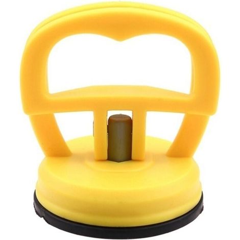 Jaune 58mm voiture indentation réparation extracteur force traction ventouse carrosserie panneau de réparation téléphone portable outil de montage d'écran (1/4)
