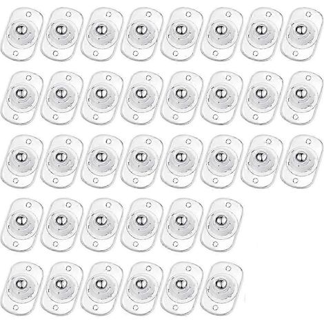 Lot de 36 roulettes auto-adhésives pivotantes universelles pour appareils électroménagers de cuisine. (1/5)