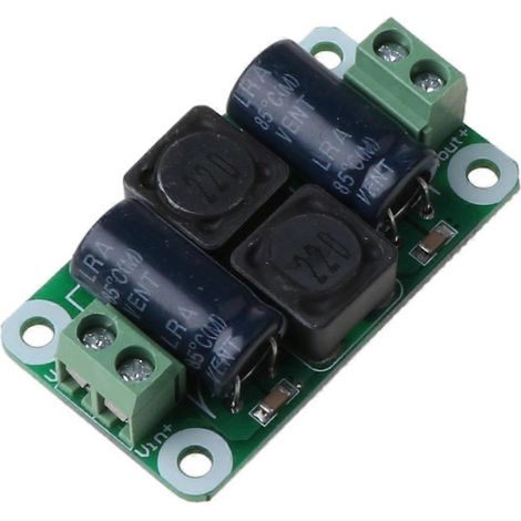 Carte de filtrage d'alimentation CC 0-50 V 4 A, amplificateur de puissance de classe D, module de suppression des interférences, panneau de commande de suppression des EMI pour voiture (1/5)