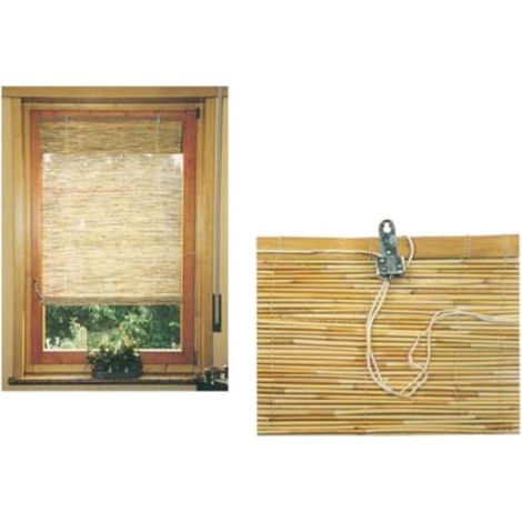 Tapparella Canne Bamboo Con Carrucole Cm 150 H.Cm 300 - 1 Pz