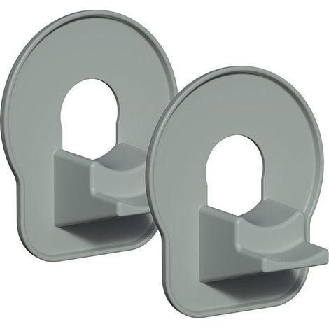 Pool hose support, set of 2, plastic anti-kink protection, compatible with Intex and Bestway pool hoses. (1/4)