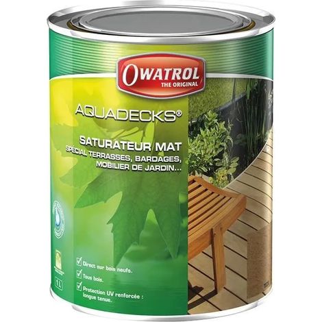 Protettore per legno Owatrol aquadecks a base acqua protezione UV