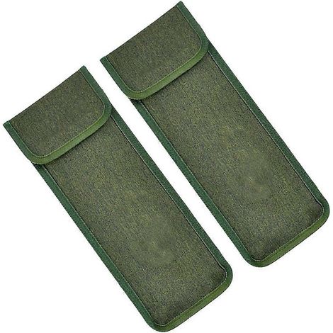 Pochette à clous de tente en tissu Oxford, lot de 2, verte, pour un transport et un rangement faciles - Durable, sûre et pratique (1/5)