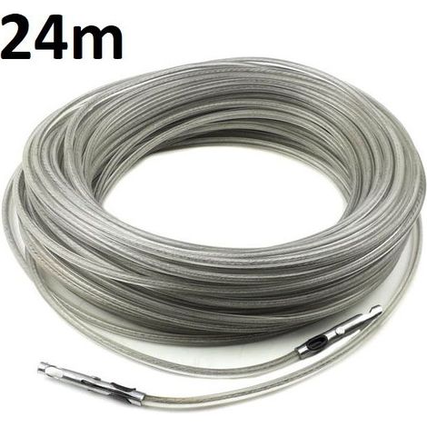 Cable sellado / lona a medida, longitud 24 metros