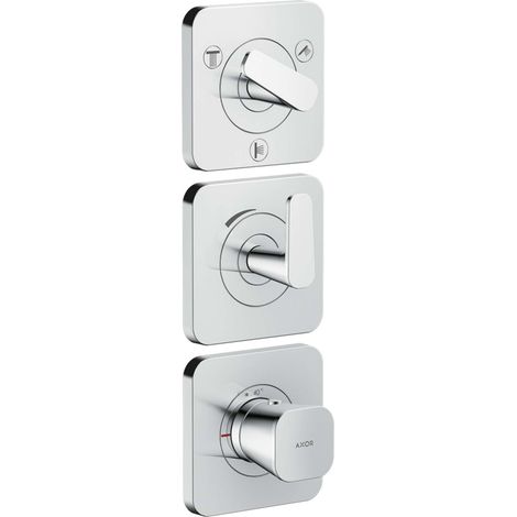 Axor Citterio C - Miscelatore termostatico ad incasso per 3 utenze, cromo 49710000 (1/2)