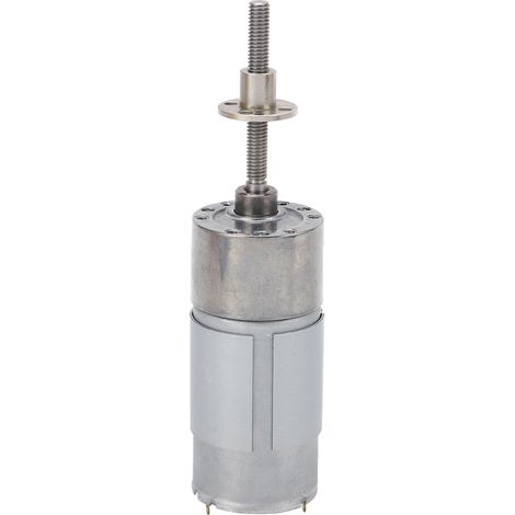 Moteur à engrenages DC 12V 22RPM, couple élevé, arbre M6 x 50, réducteur de vitesse réglable pour ventilateur électrique, moteur micro à courant continu (1/5)