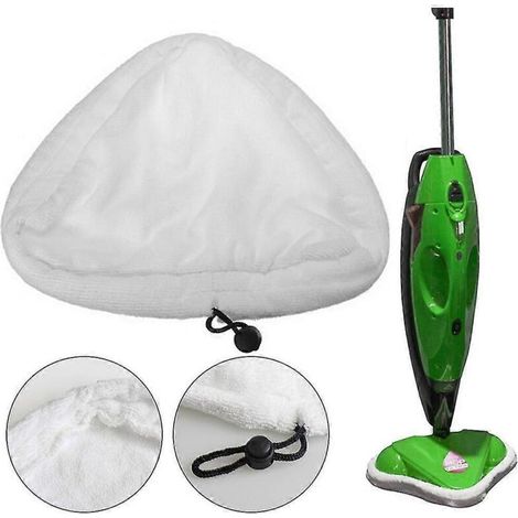 Replacement cloths for H2O steam mop: 6 washable microfiber cloths (1/5)