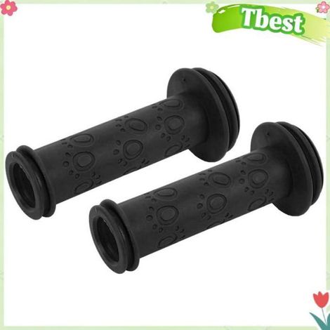 HURRISE Poiglettes du guidon (rose Rouge) Enfants Vélo Scooter Poignée Bar Antidérapant Grips Vélo jeux draisienne Rose Noir (1/5)