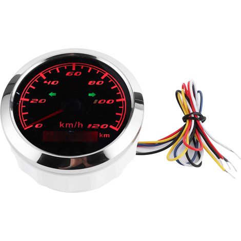 Compteur de vitesse GPS 932V 3,3 pouces, 120 km/h, étanche et antibuée IP67, convient aux voitures et aux motos. (1/5)
