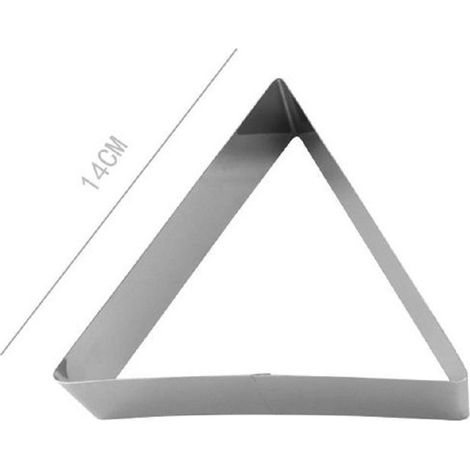 Kaela - Set 2 Pezzi Forme Stampi Stampo Per Dolci Torte Biscotti Triangolari 14 Cm 98926 -