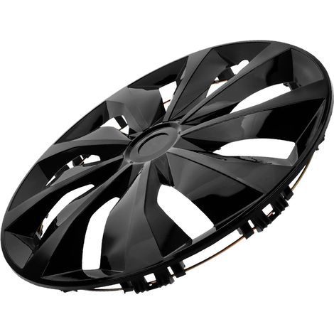 Enjoliveurs Roue 15 Pouces Plastique Noir Cache-Jante Résistant Usure pour Voiture Camion Installation Simple Plusieurs Styles (1/5)