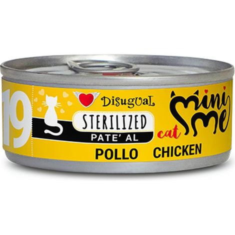 Disugual Cat Mini-Me Sterilised 19 al Pollo - Lattina 85 Gr -