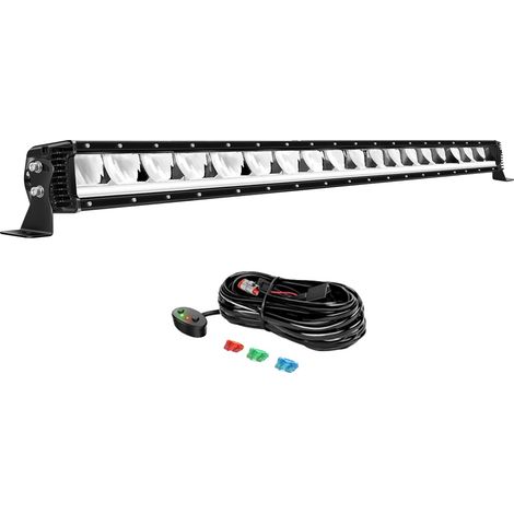 Barra luminosa a LED, fascio luminoso combinato, design resistente, 120W con kit di cablaggio (1/2)