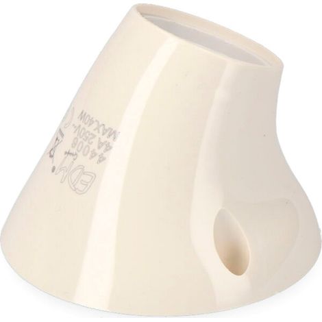 Portalampada EDM con attacco curvo E-27 (1/2)