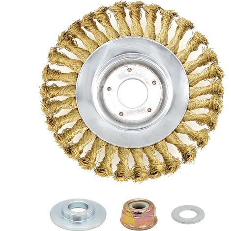 Brosse de débroussaillage FISHTEC acier Ø150mm terrasse (1/5)