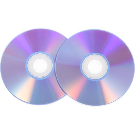 Lot de 2 Disques CD-r Vierges Enregistrables pour Enregistrement Professionnel, Grosse Capacité de Stockage, Plastique Solide, pour Studio et Sauvegarde D'appels (1/5)