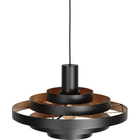 Suspension - noir - Halo Cirque - plastique métal - Ø 50cm - E27 (1/5)