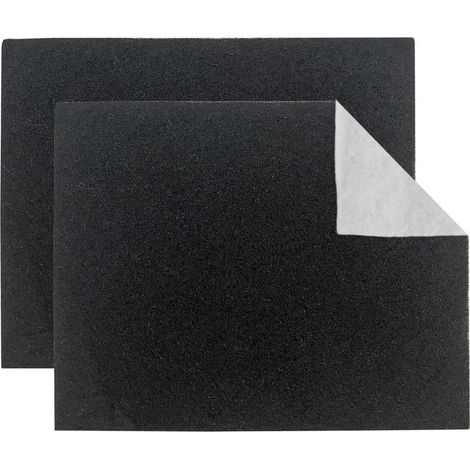 Kit de filtres pour hotte aspirante, 47 x 57 cm, polyester et charbon actif (1/5)