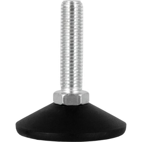 BL PIEDINO REGOLABILE ZINCATO MA10 X D 40 MM 4 PZ- 5,0 blister